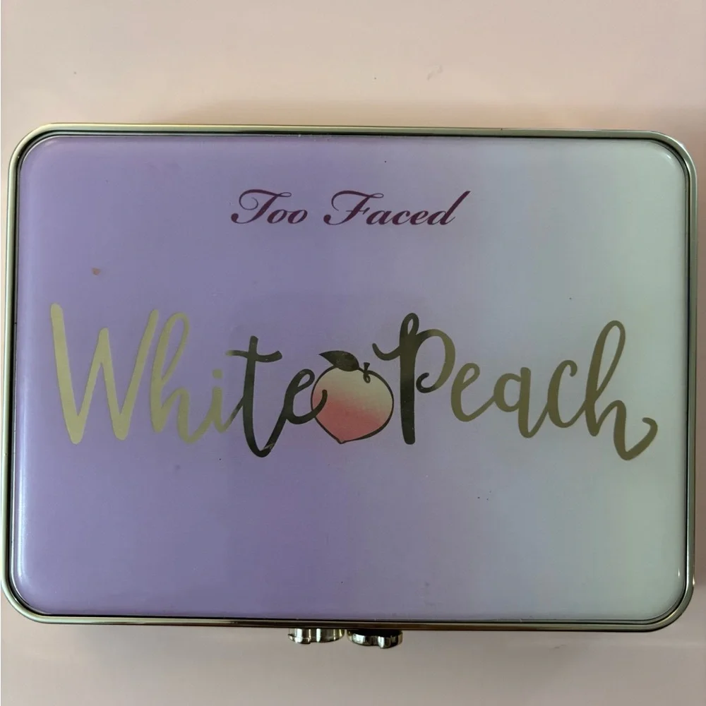 Too Faced White Peach Eyeshadow Palette with Cream and Gold
